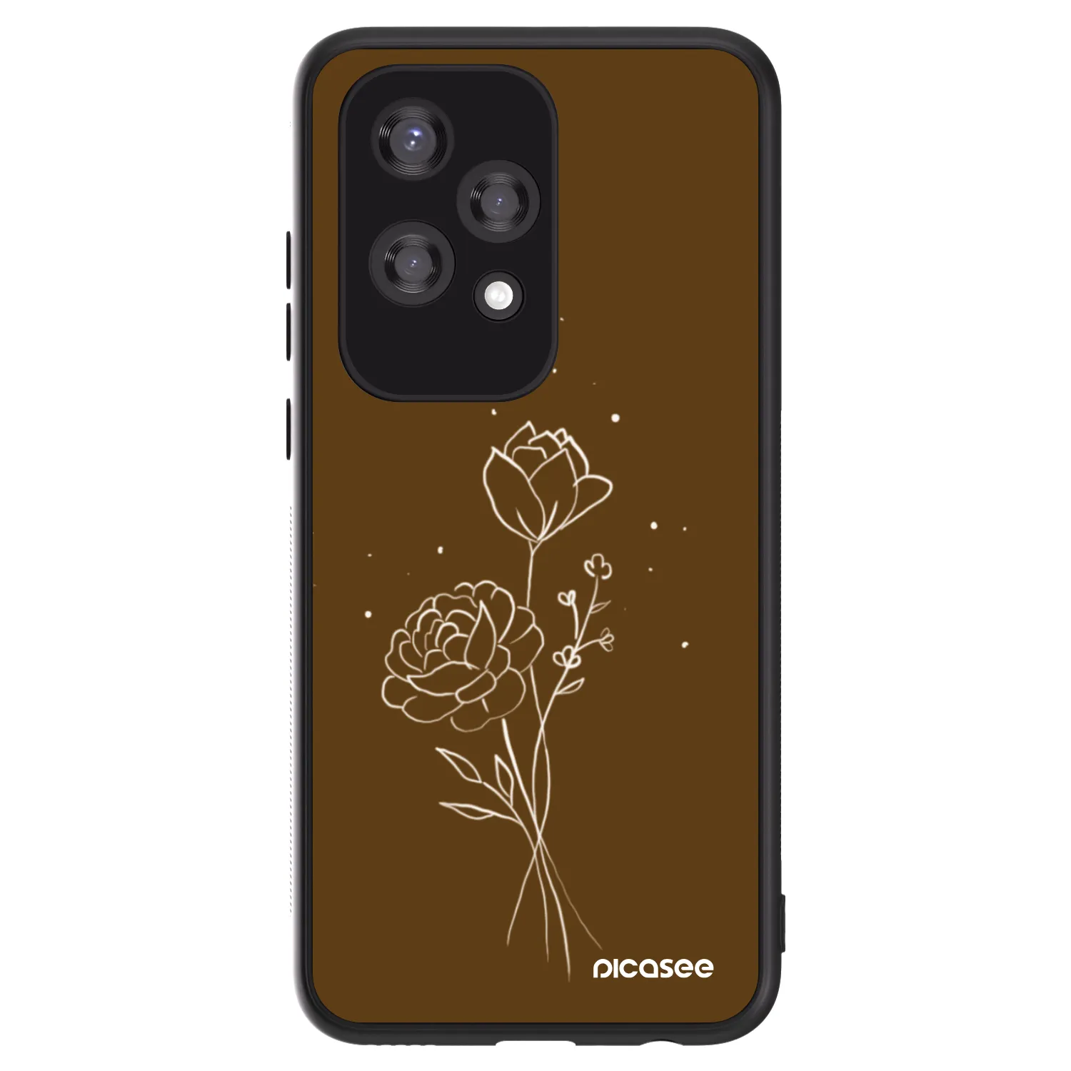 Picasee ULTIMATE CASE für Honor 200 Lite - Brown flowers
