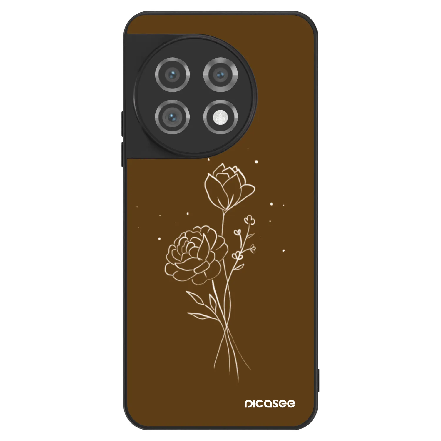 Picasee ULTIMATE CASE für OnePlus 11 5G - Brown flowers