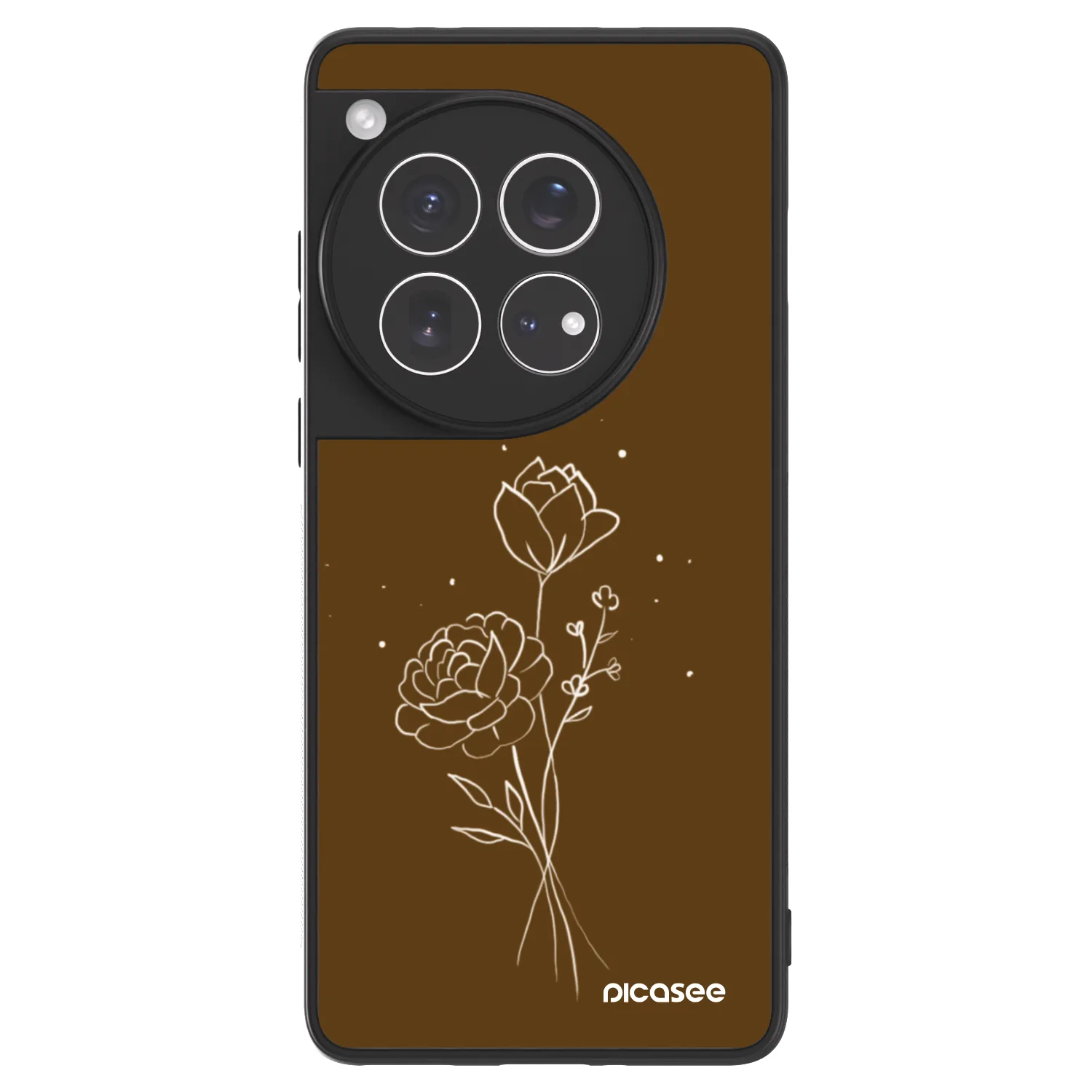 Picasee ULTIMATE CASE für OnePlus 12 5G - Brown flowers