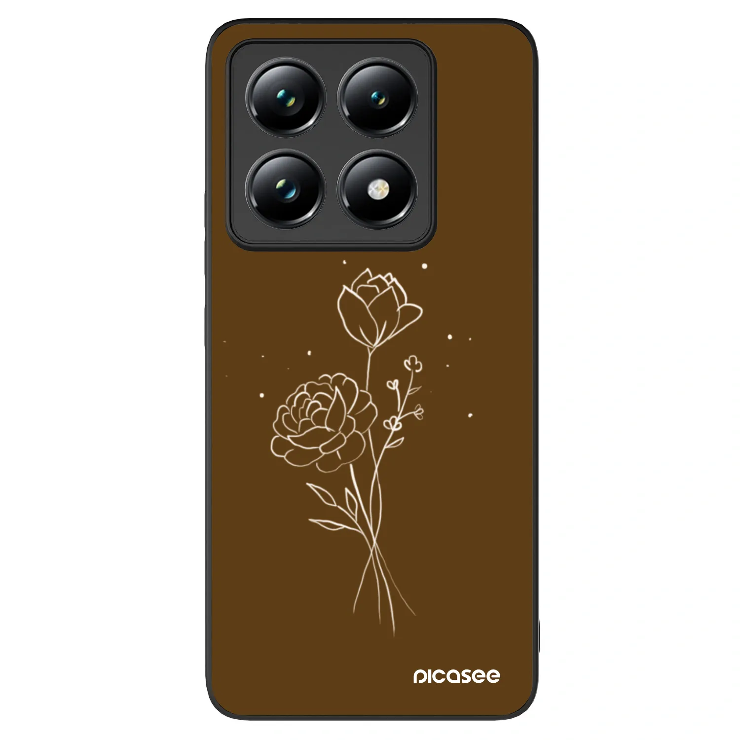 Picasee ULTIMATE CASE für Xiaomi 14T Pro - Brown flowers