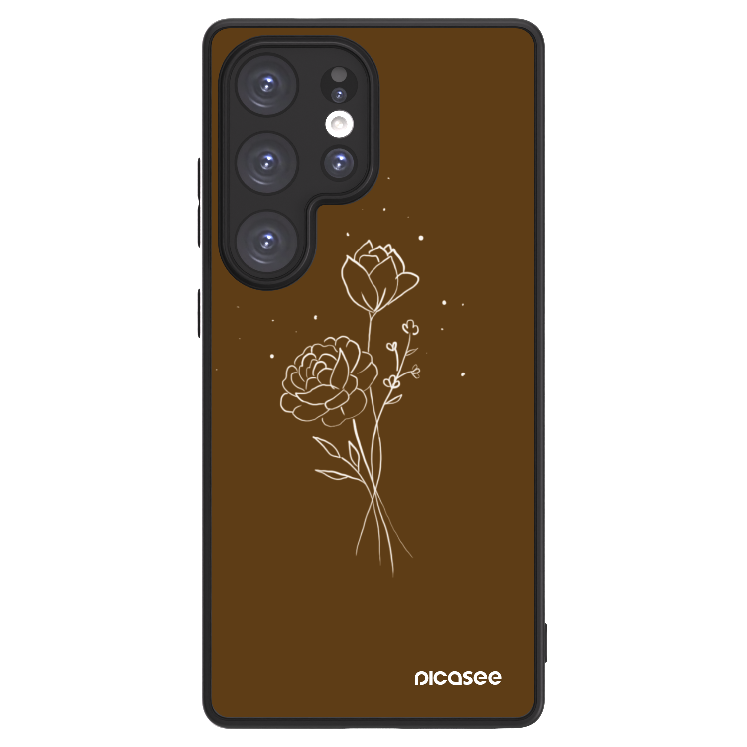 Picasee ULTIMATE CASE für Samsung Galaxy S25 Ultra 5G - Brown flowers