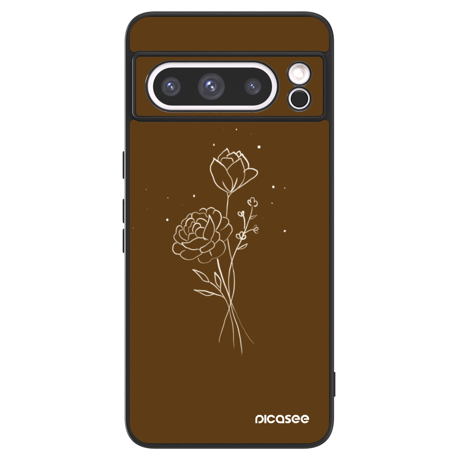 Picasee ULTIMATE CASE für Google Pixel 8 Pro - Brown flowers