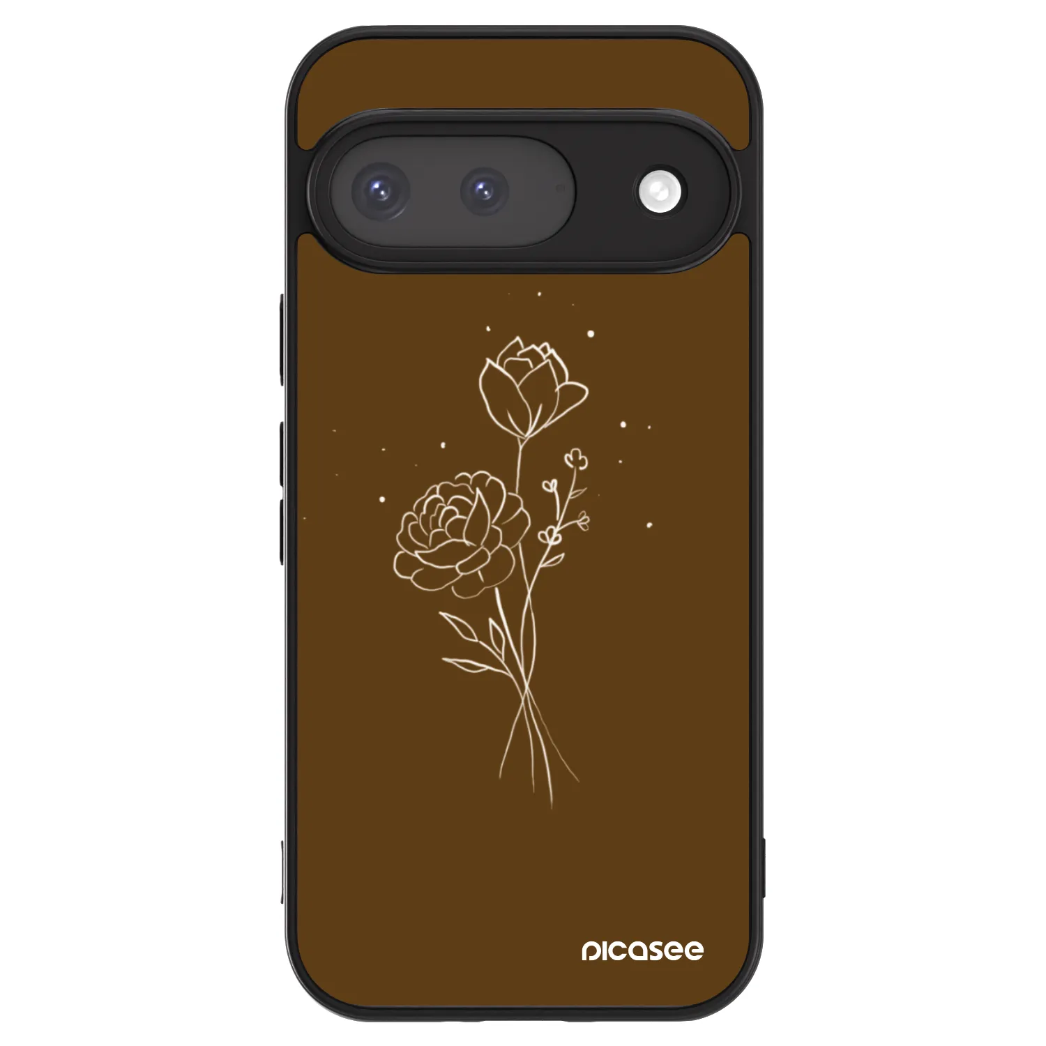 Picasee ULTIMATE CASE für Google Pixel 9 - Brown flowers