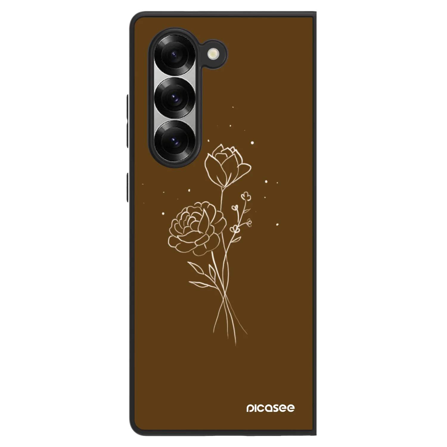 Picasee ULTIMATE CASE für Samsung Galaxy Z Fold6 5G - Brown flowers