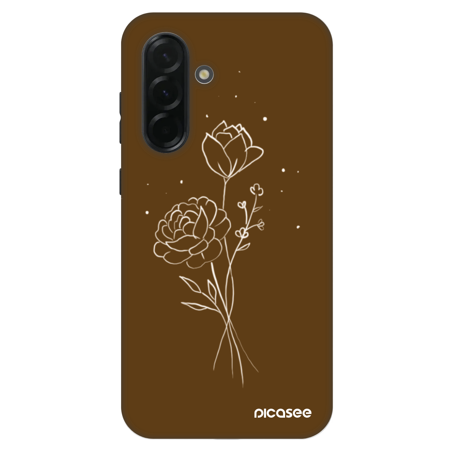 Picasee Fashion Case für Samsung Galaxy A36 5G - Brown flowers