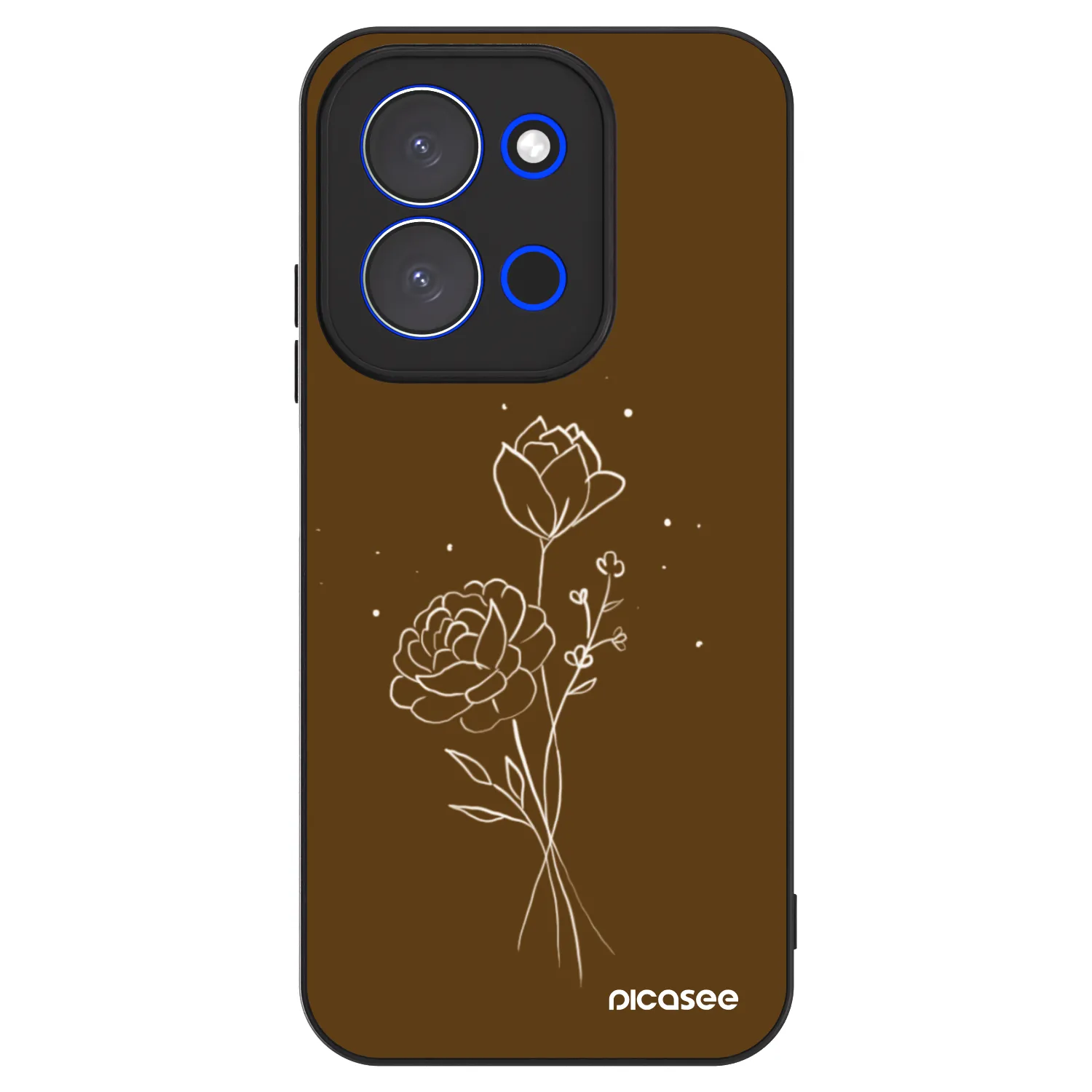Picasee ULTIMATE CASE für Xiaomi Redmi 15C 4G - Brown flowers