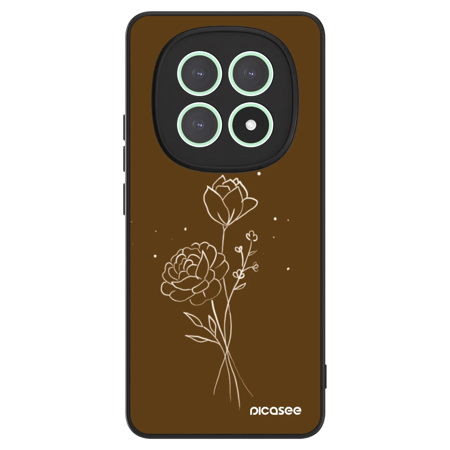 Picasee ULTIMATE CASE für Xiaomi Redmi Note 15 - Brown flowers