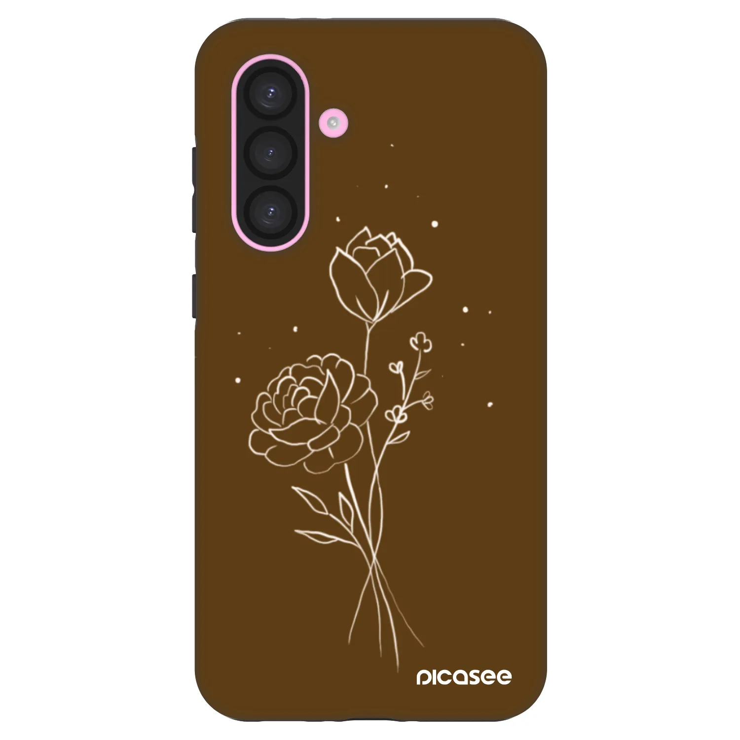 Picasee Fashion Case für Samsung Galaxy A56 5G A566B - Brown flowers