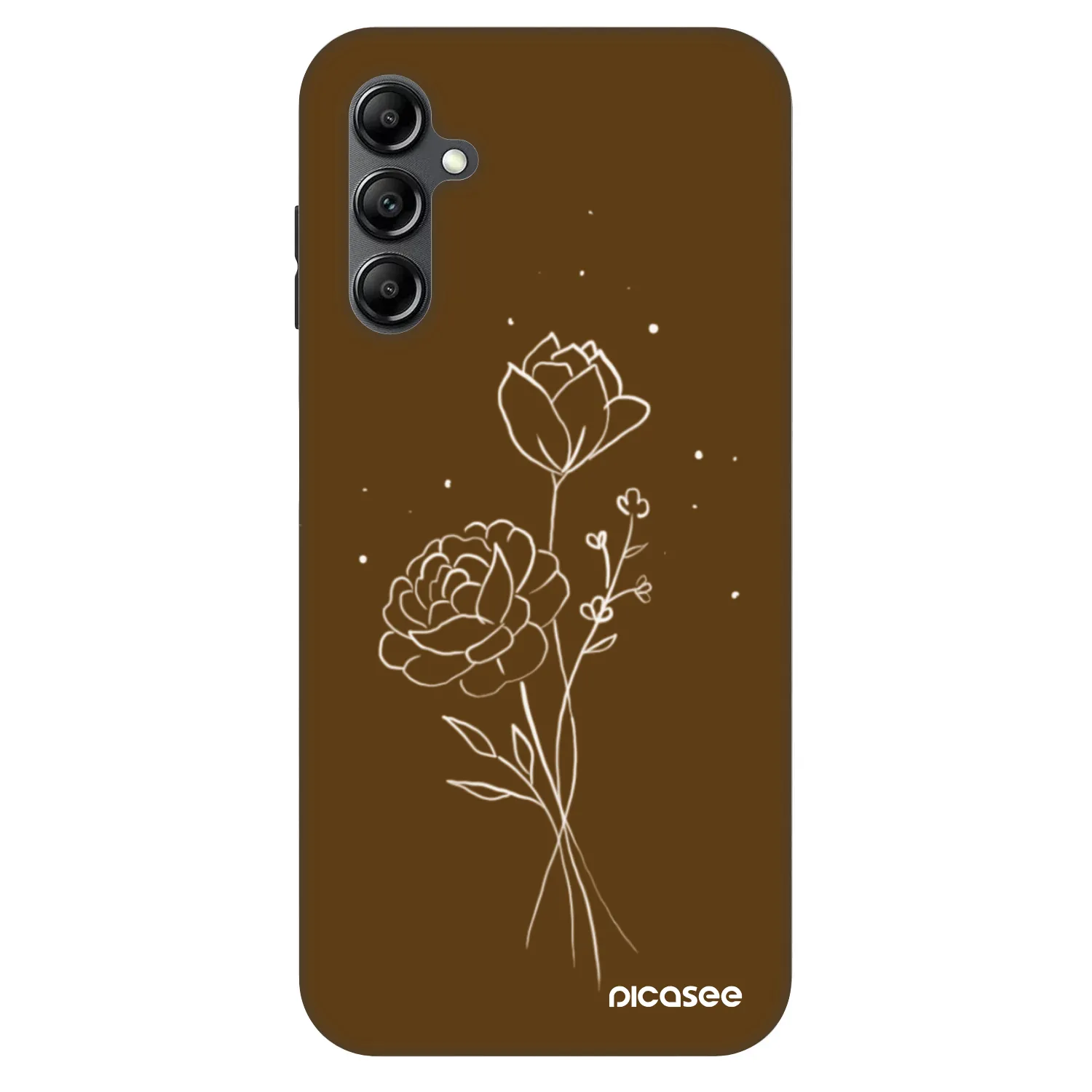 Picasee Fashion Case für Samsung Galaxy A16 4G - Brown flowers