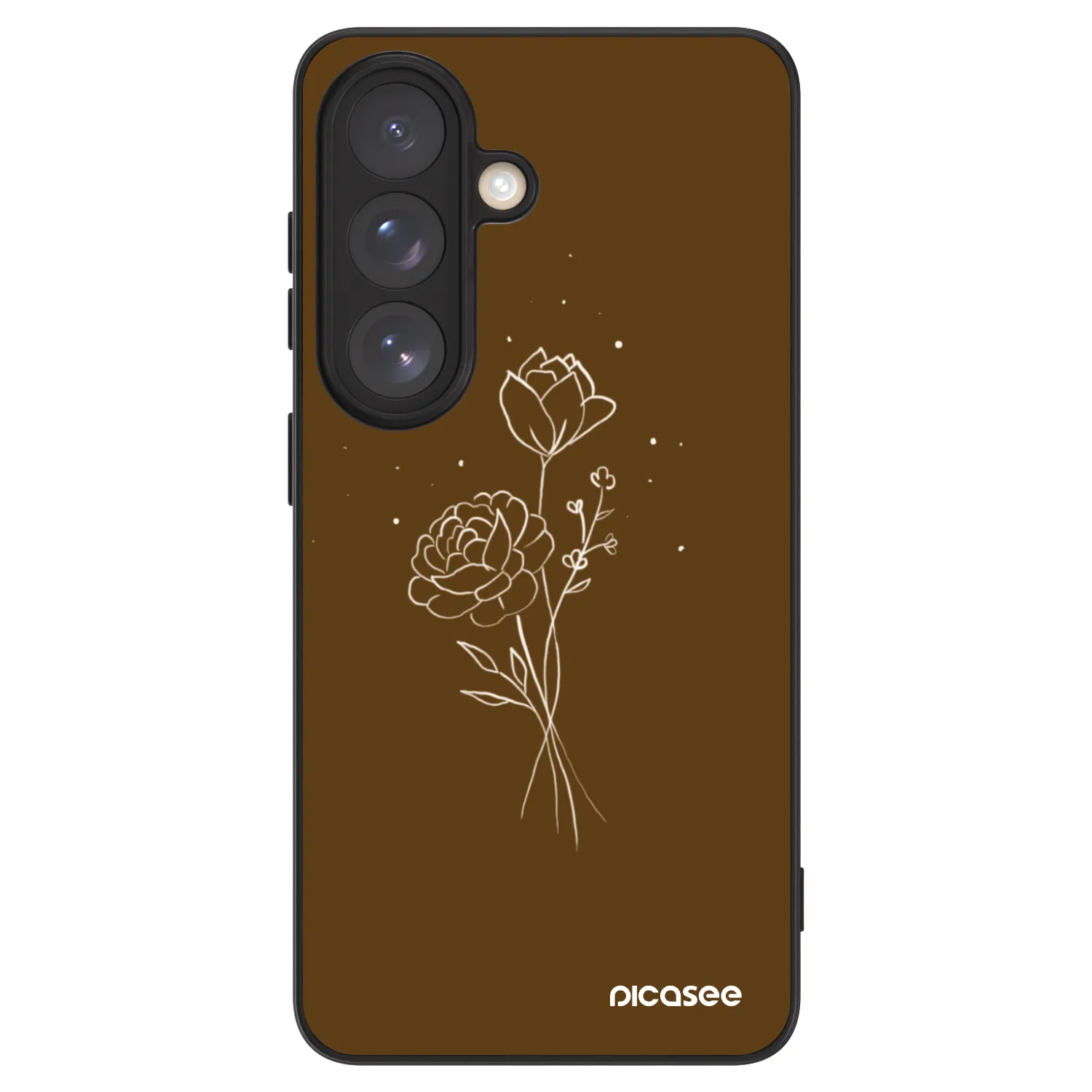 Picasee ULTIMATE CASE PowerShare für Samsung Galaxy S26 - Brown flowers
