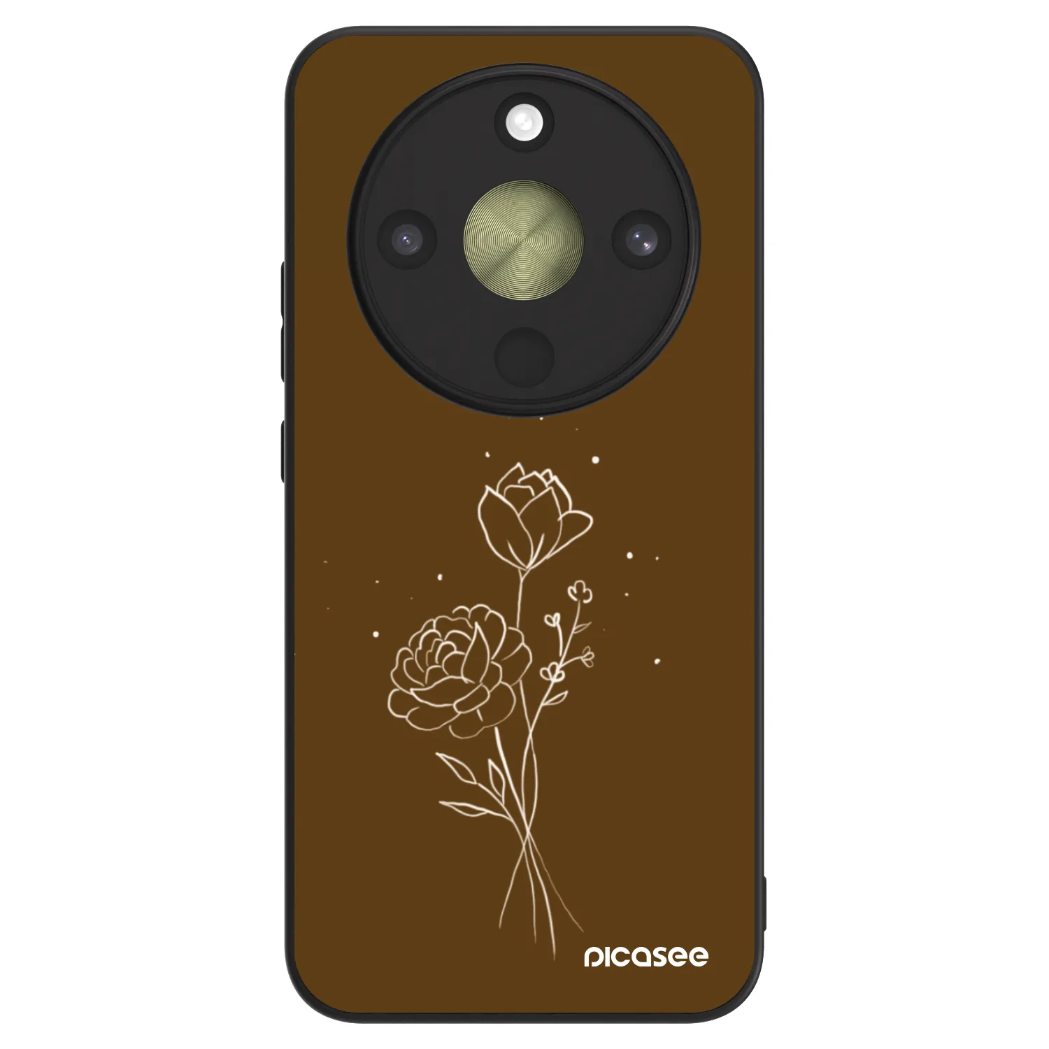 Picasee ULTIMATE CASE für Honor Magic8 Lite 5G - Brown flowers