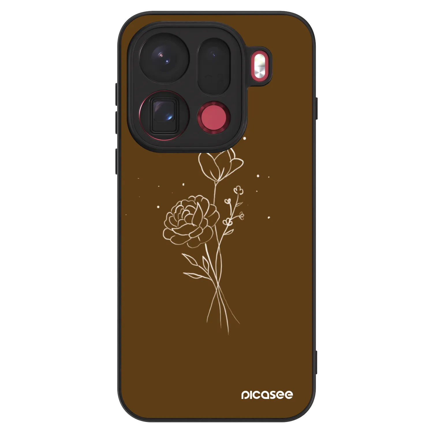 Picasee ULTIMATE CASE für OPPO Find X9 Pro - Brown flowers