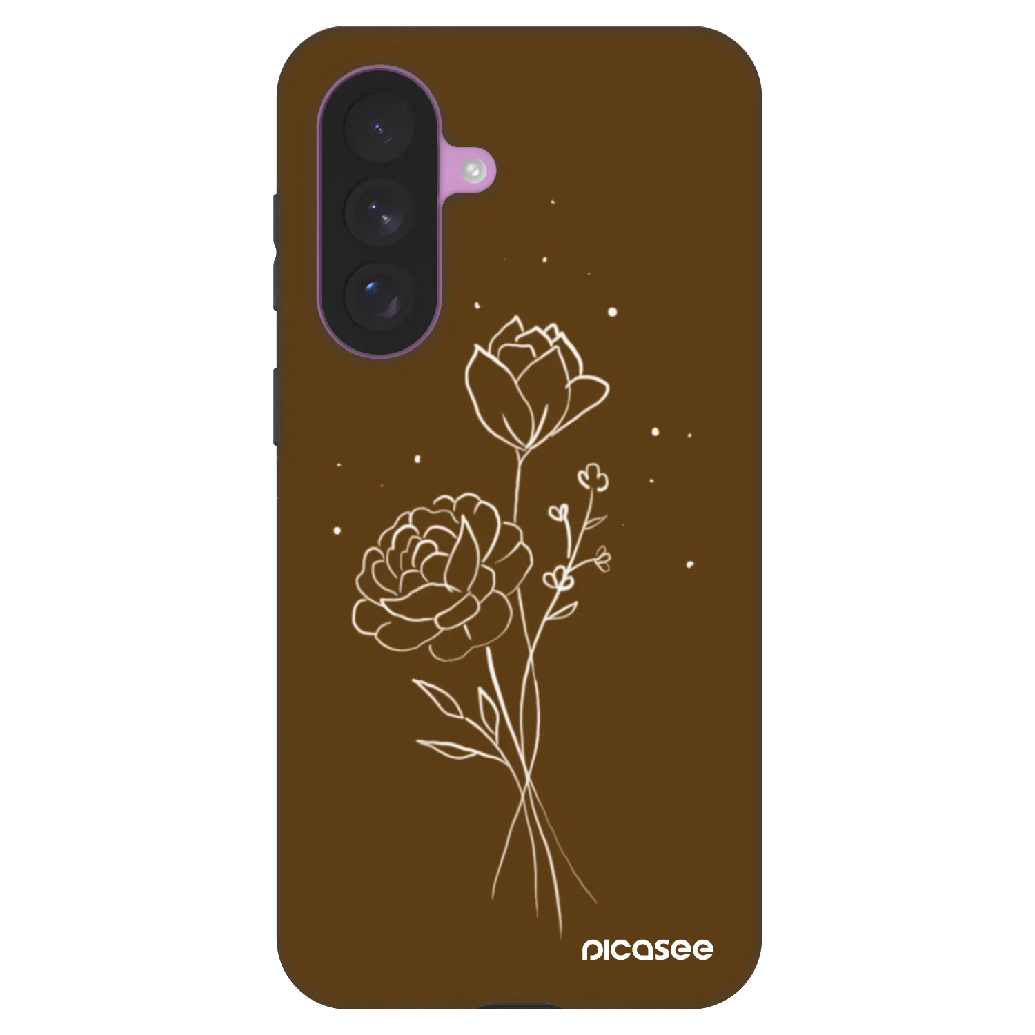 Picasee Fashion Case für Samsung Galaxy A57 5G - Brown flowers