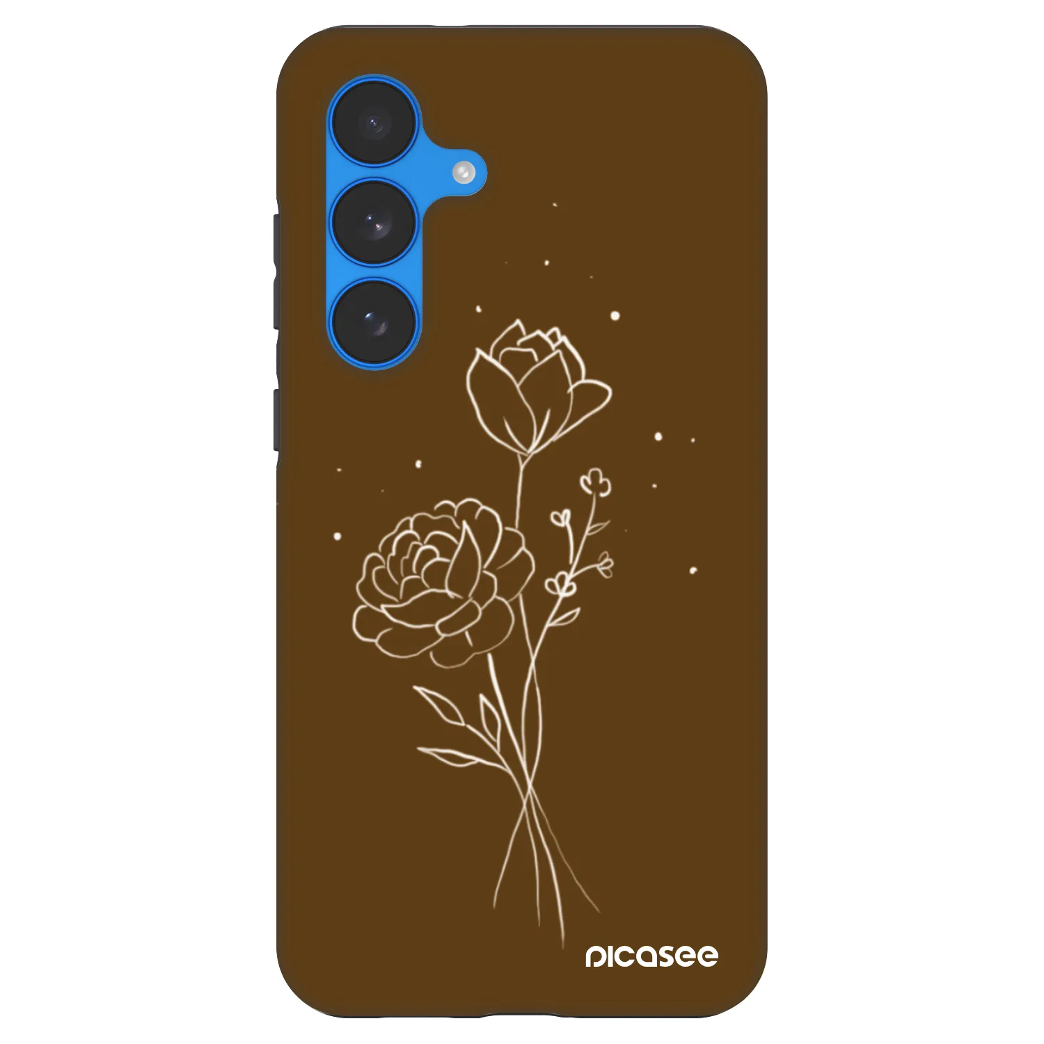 Picasee Fashion Case für Samsung Galaxy S25 FE 5G - Brown flowers