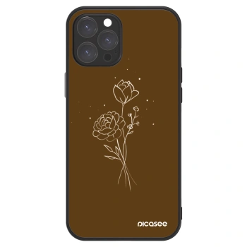 Picasee ULTIMATE CASE für Apple iPhone 12 Pro Max - Brown flowers
