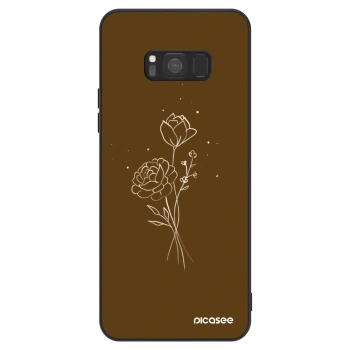 Hülle für Samsung Galaxy S8 G950F - Brown flowers