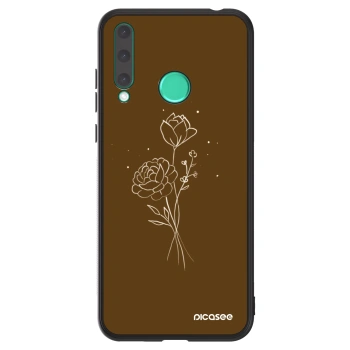 Hülle für Honor 20 Lite - Brown flowers