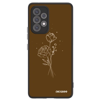Picasee ULTIMATE CASE für Samsung Galaxy A52s 5G A528B - Brown flowers