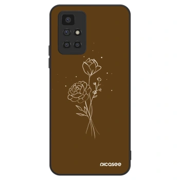 Hülle für Xiaomi Redmi 10 - Brown flowers