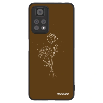 Picasee ULTIMATE CASE für Xiaomi Redmi Note 11 Pro - Brown flowers