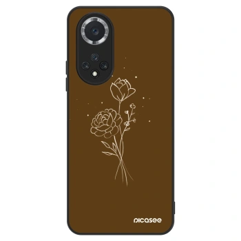 Hülle für Huawei Nova 9 SE - Brown flowers