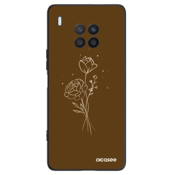 Hülle für Honor 50 Lite - Brown flowers