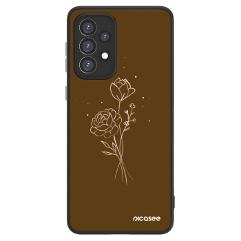 Picasee ULTIMATE CASE für Samsung Galaxy A33 5G A336 - Brown flowers