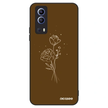 Hülle für Vivo Y52 5G - Brown flowers