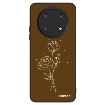 Hülle für Honor Magic4 Lite 5G - Brown flowers