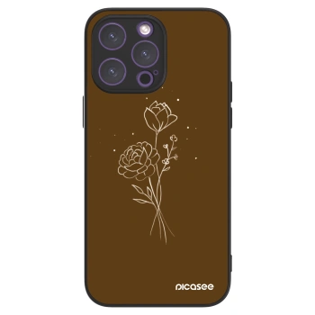 Picasee ULTIMATE CASE für Apple iPhone 14 Pro Max - Brown flowers