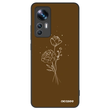 Picasee ULTIMATE CASE für Xiaomi 12T Pro - Brown flowers
