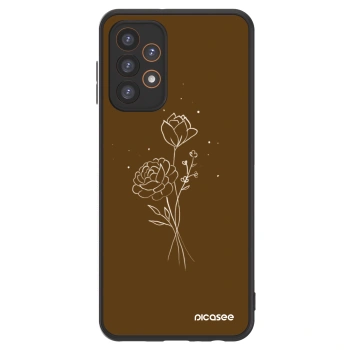 Picasee ULTIMATE CASE für Samsung Galaxy A23 A235F 4G - Brown flowers