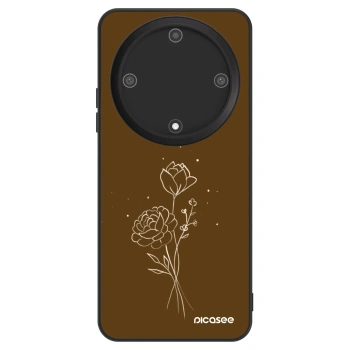 Hülle für Honor Magic5 Lite 5G - Brown flowers
