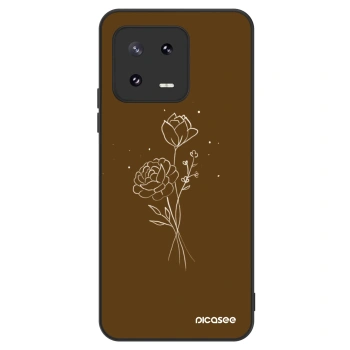 Hülle für Xiaomi 13 Pro - Brown flowers