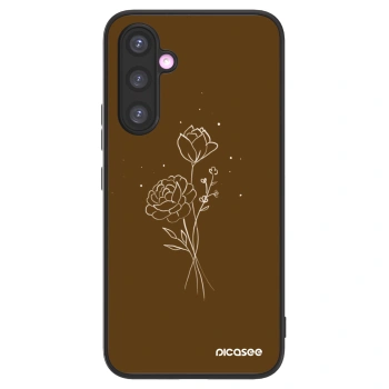Picasee ULTIMATE CASE für Samsung Galaxy A54 5G A546B - Brown flowers