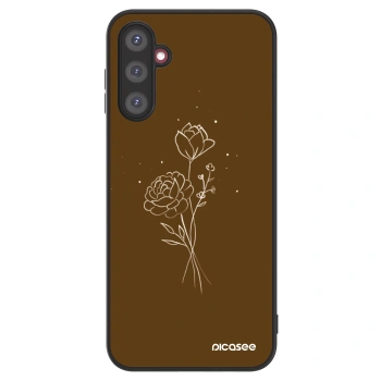 Picasee ULTIMATE CASE für Samsung Galaxy A14 5G A146P - Brown flowers