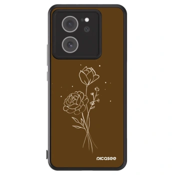 Picasee ULTIMATE CASE für Xiaomi 13T - Brown flowers