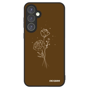 Picasee ULTIMATE CASE für Samsung Galaxy S23 FE S711B - Brown flowers