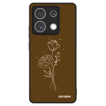 Picasee ULTIMATE CASE für Xiaomi Redmi Note 13 Pro 5G - Brown flowers