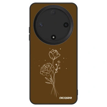 Hülle für Honor Magic6 Lite 5G - Brown flowers