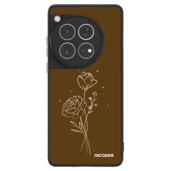 Picasee ULTIMATE CASE für OnePlus 12 5G - Brown flowers