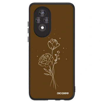 Hülle für Honor 200 Pro 5G - Brown flowers