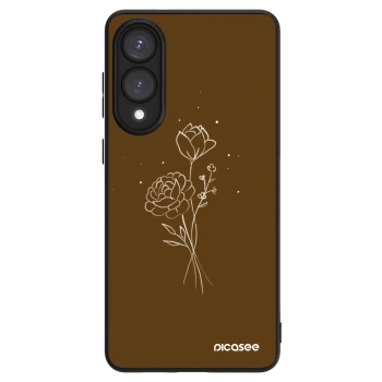 Hülle für Samsung Galaxy S25 Edge 5G - Brown flowers