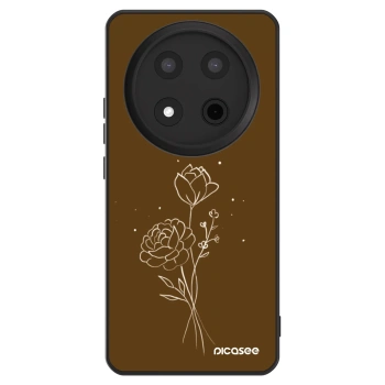 Hülle für Honor Magic7 Lite 5G - Brown flowers