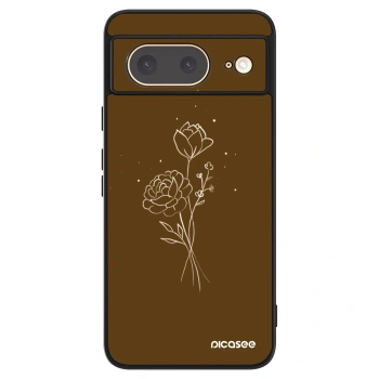 Hülle für Google Pixel 8 - Brown flowers