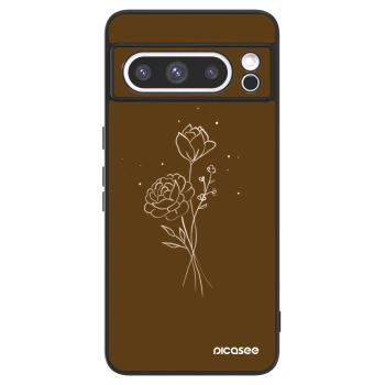 Picasee ULTIMATE CASE für Google Pixel 8 Pro - Brown flowers