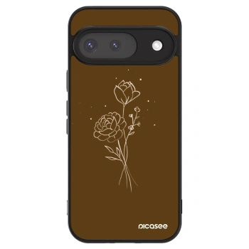 Hülle für Google Pixel 9 - Brown flowers