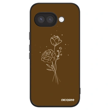 Hülle für Google Pixel 9a - Brown flowers
