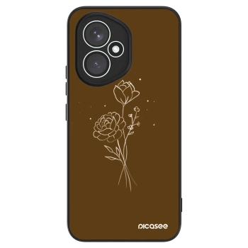 Hülle für Honor 400 5G - Brown flowers