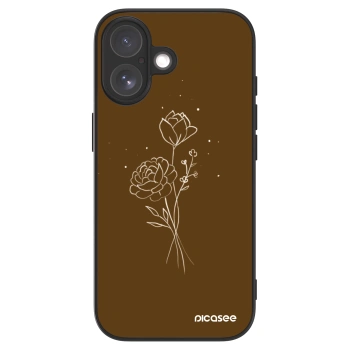 Picasee ULTIMATE CASE MagSafe für Apple iPhone 17 - Brown flowers